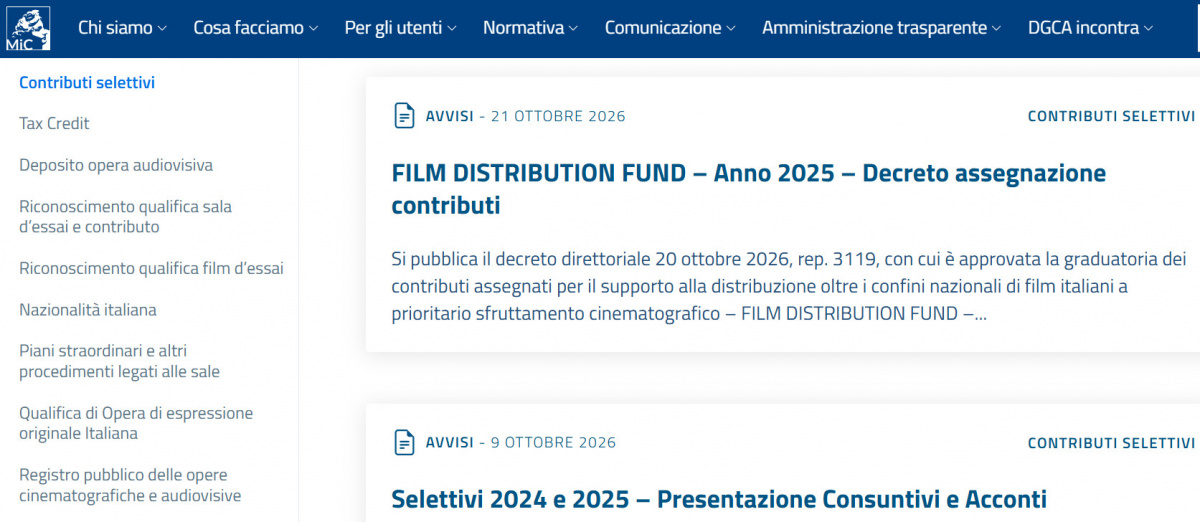 MIC - sito ufficiale